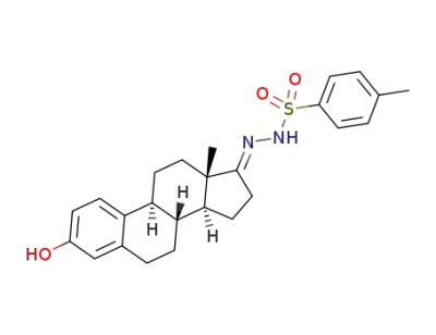 (E)-N'-((8R,9S,13S,14S)-3-hydroxy-13-methyl-7,8,9,11,12,13,15,16-octahydro-6H-cyclopenta[A]phenanthrene-17(14H)-ylidene)-4-methylbenzenesulfonohydrazide